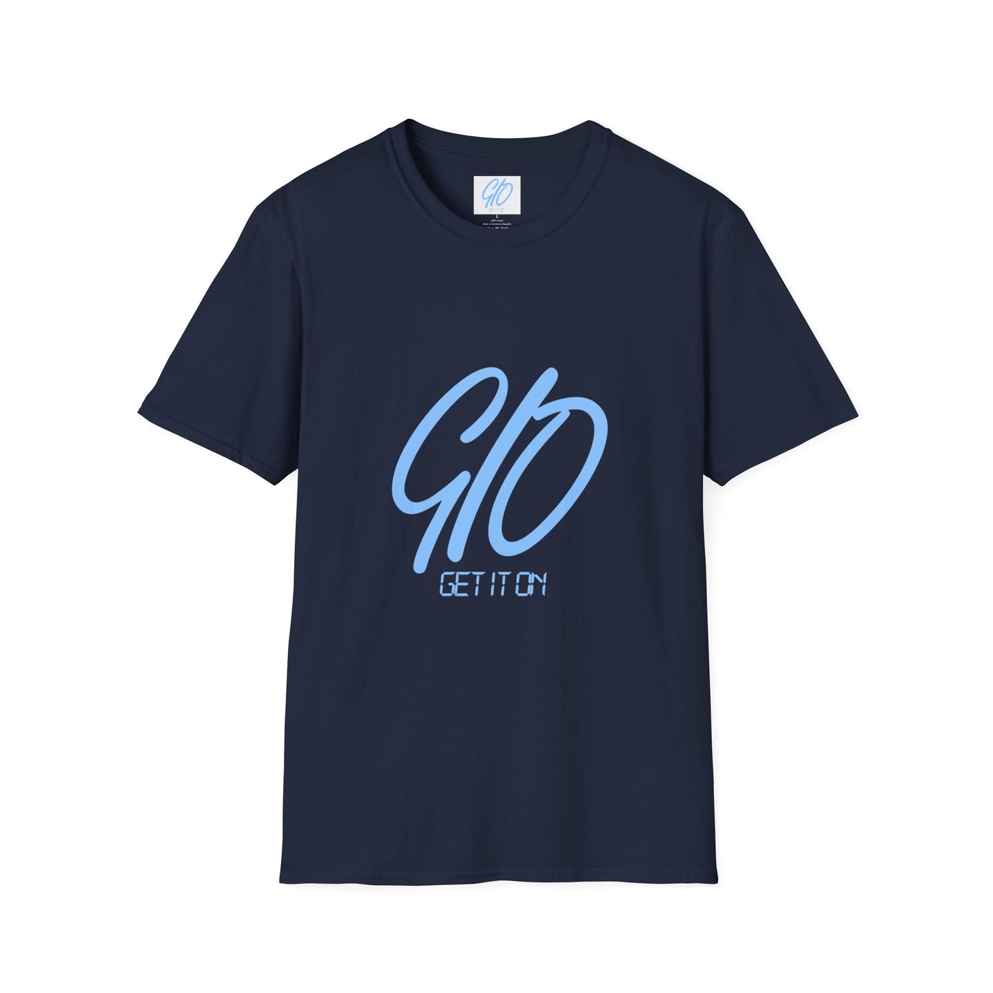 Blue GIO Logo Unisex Softstyle T-Shirt