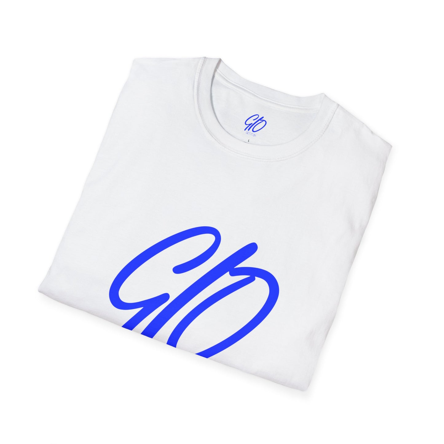 Royal Blue & White Unisex Softstyle T-Shirt