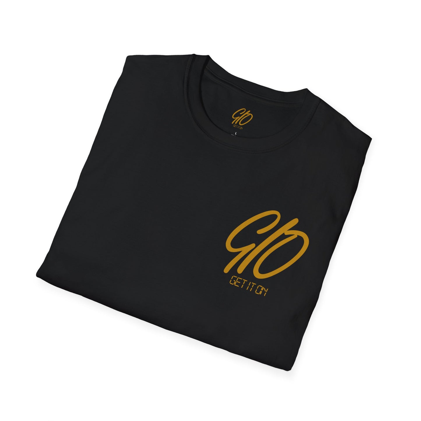Est 2020 Black & Gold Unisex Softstyle T-Shirt