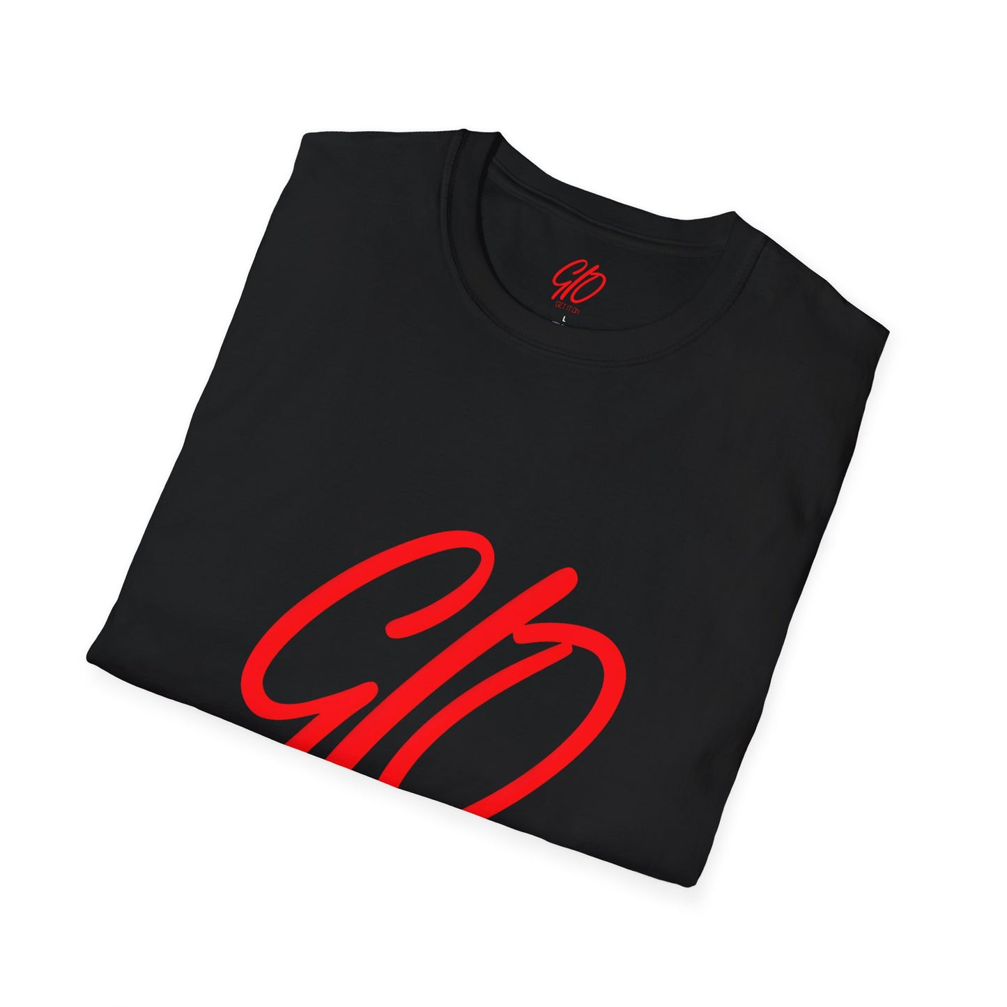Red GIO Logo Unisex Softstyle T-Shirt