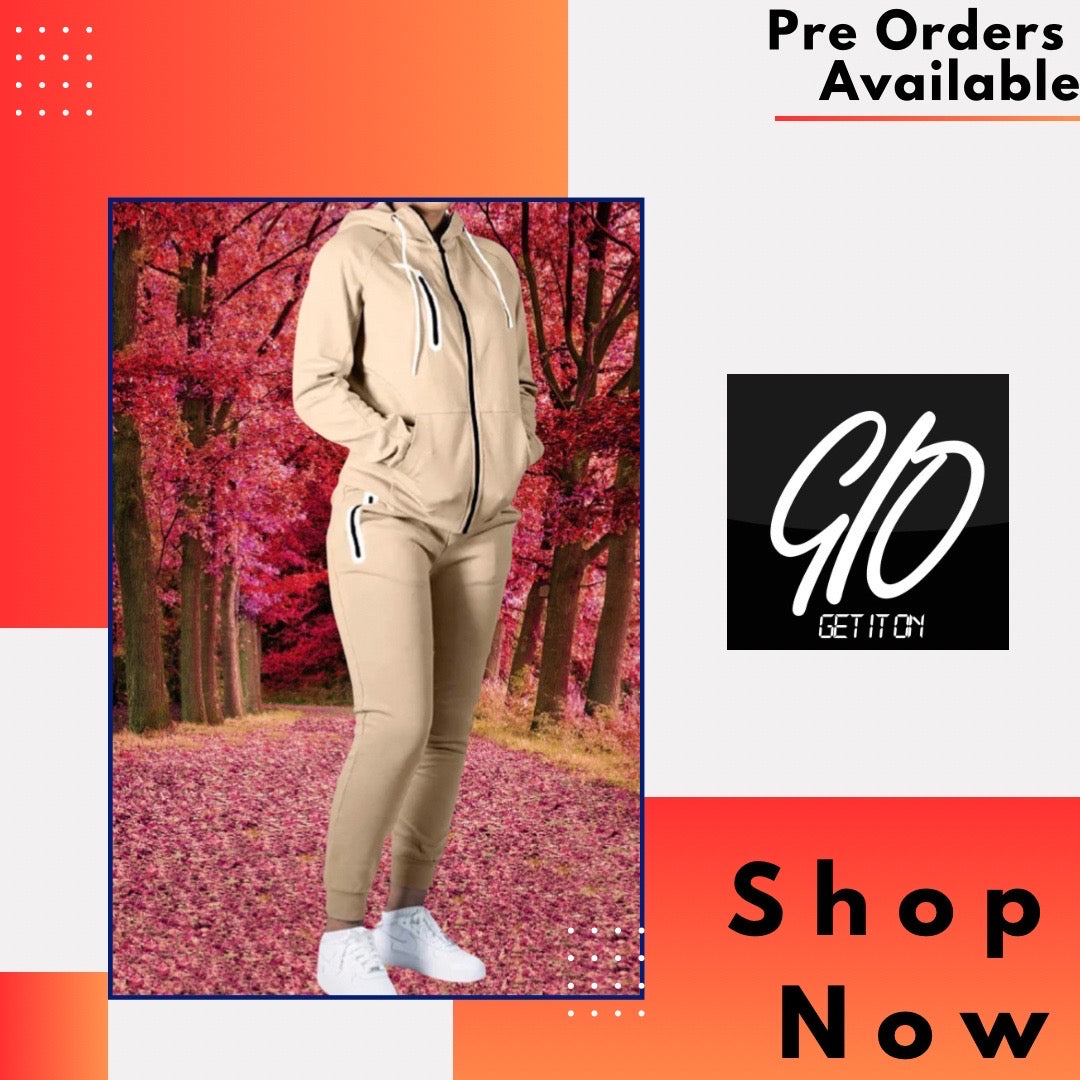 Multi Colored Unisex Jogger Set