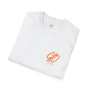 GIO Orange & Black Verb Unisex Softstyle T-Shirt
