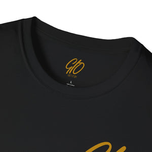 Est 2020 Black & Gold Unisex Softstyle T-Shirt