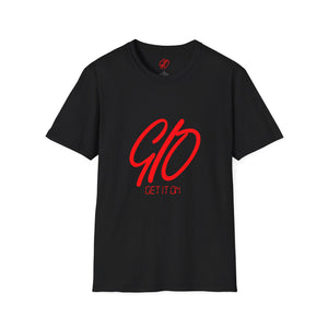 Red GIO Logo Unisex Softstyle T-Shirt