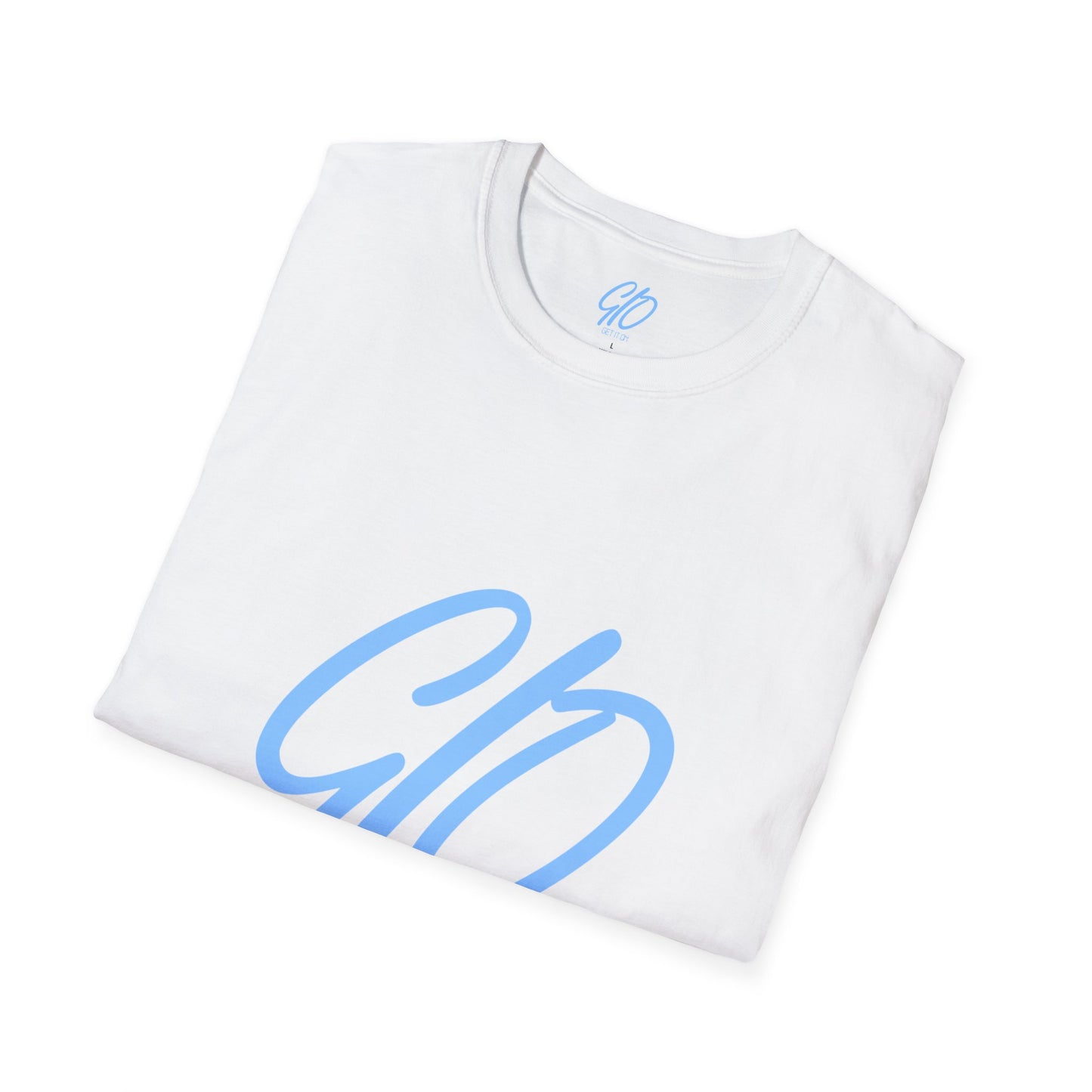 Blue GIO Logo Unisex Softstyle T-Shirt