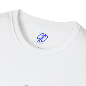Royal Blue & White Unisex Softstyle T-Shirt