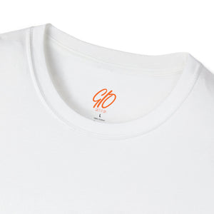 GIO Orange & Black Verb Unisex Softstyle T-Shirt