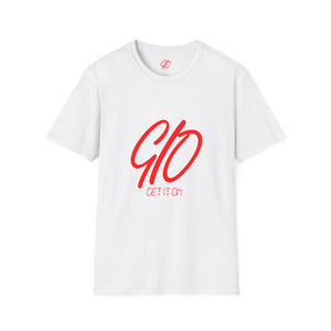 Red GIO Logo Unisex Softstyle T-Shirt