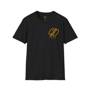 Est 2020 Black & Gold Unisex Softstyle T-Shirt