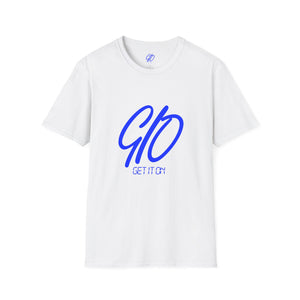 Royal Blue & White Unisex Softstyle T-Shirt