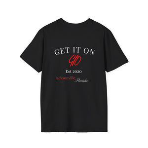 GIO Est 2020 Black & Red Unisex Softstyle T-Shirt